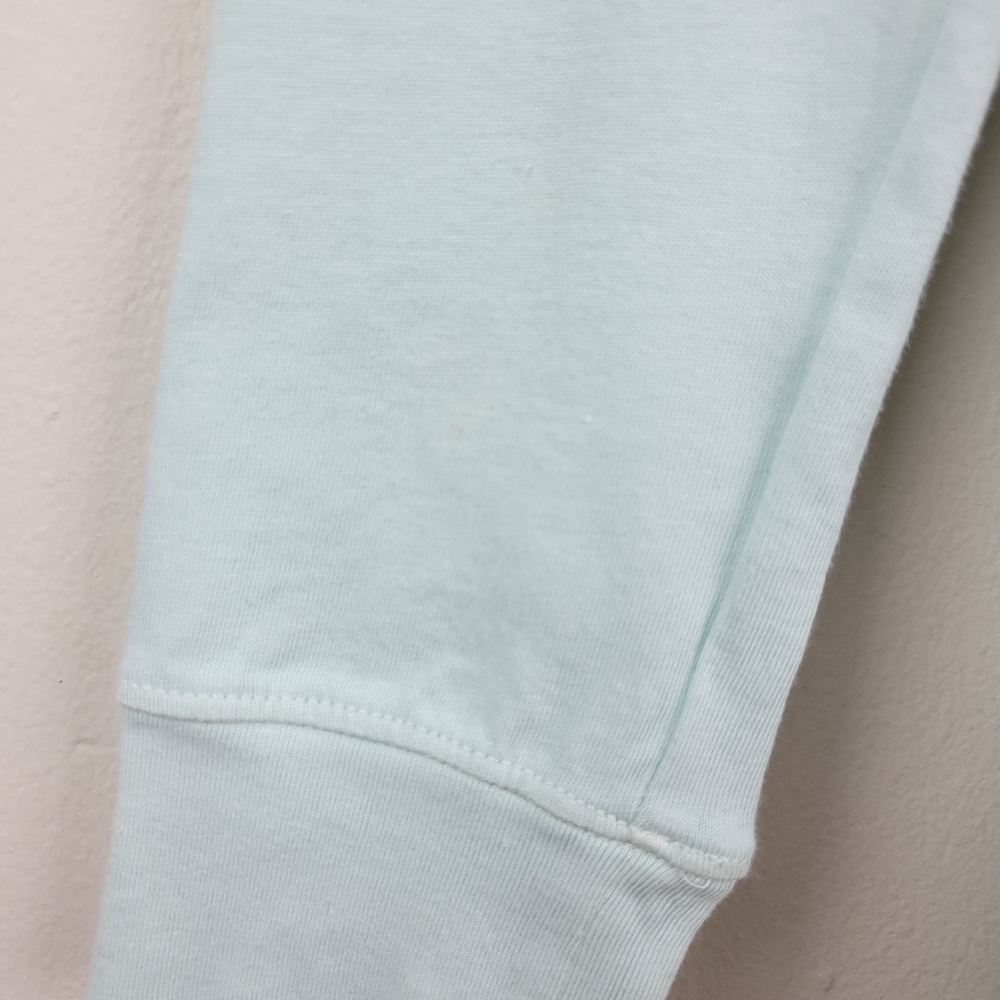 Juicy Couture Big Deal Rhinestone Graphic Baby Tee Size S Blue Mint Y2K Vintage - Picture 11 of 11